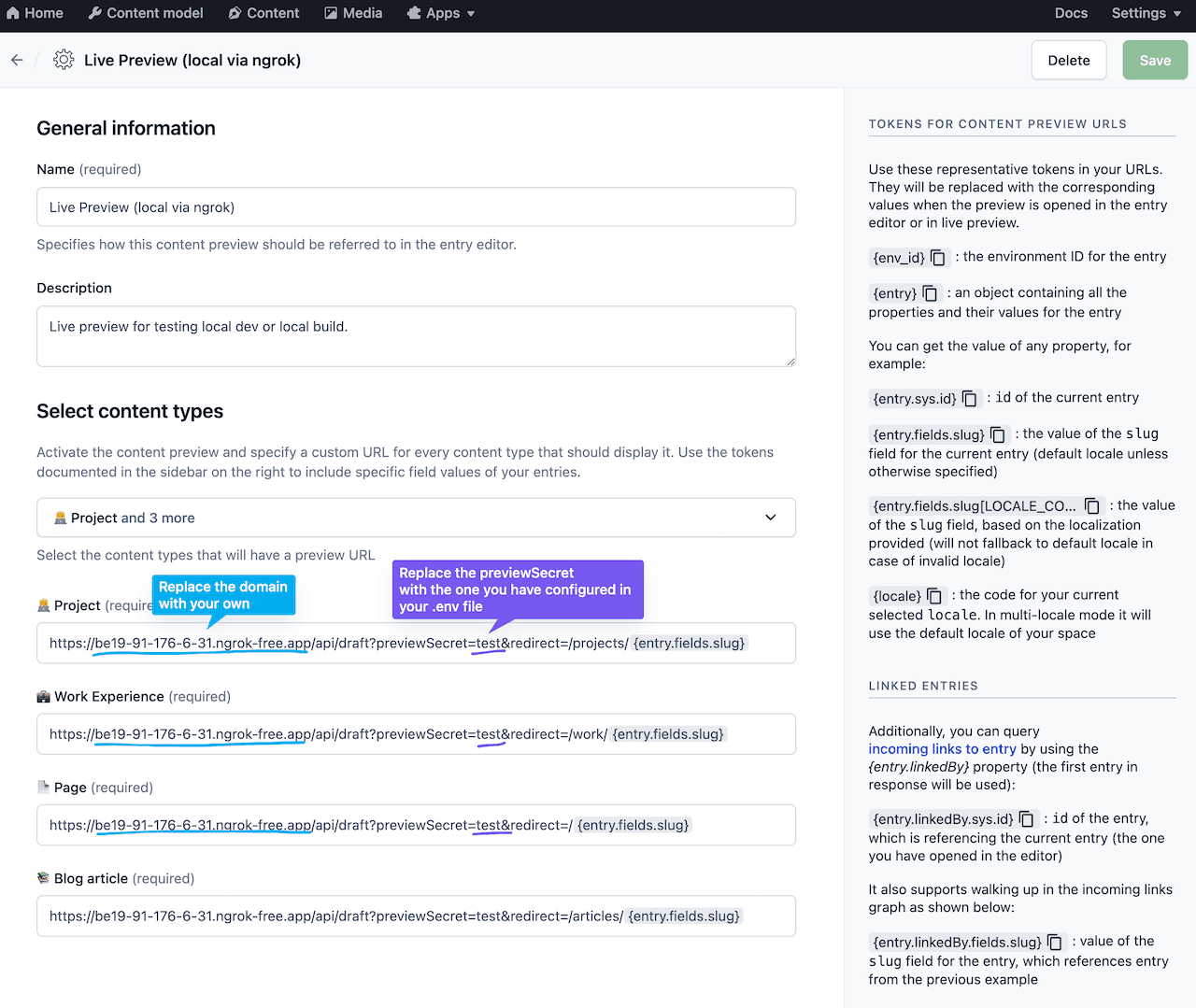 Screenshot Live Prreview Config Screenshot Live Prreview Config